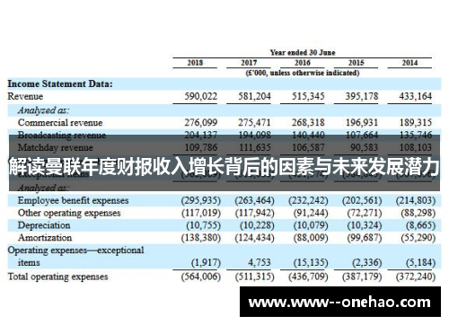 解读曼联年度财报收入增长背后的因素与未来发展潜力